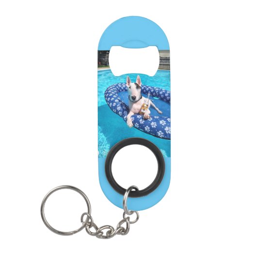 レックスTVテリアボトルオープナーキーチェーン キーホルダー栓抜き (正面)