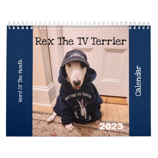 レックスTV Terrier 2023月予定表の単語 カレンダー (カバー)
