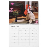 レックスTV Terrier 2023月予定表の単語 カレンダー (2月 2027)