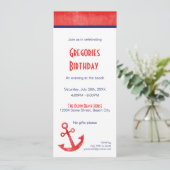 レックラシックド&ブルーいかり招待状 招待状 (スタンド正面)