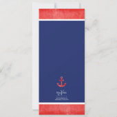 レックラシックド&ブルーいかり招待状 招待状 (裏面)