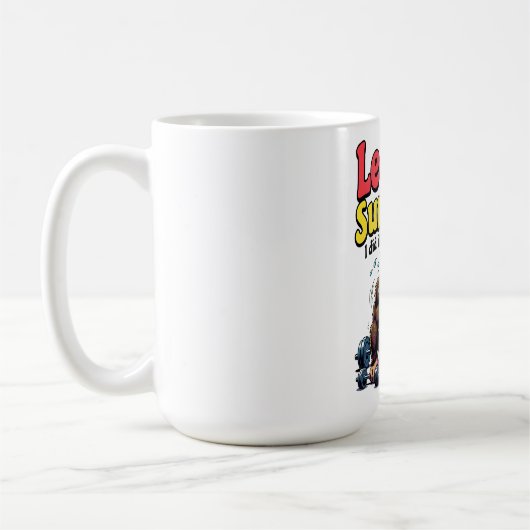 レッグデイの生き残り、疲れ果てたゴリラジム コーヒーマグカップ (左)