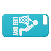 レッグデイ – ボディビルトレーニング – プーク Case-Mate iPhoneケース (裏面(横))