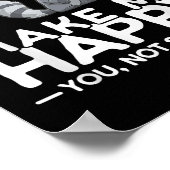 レッコは私を幸せにする あなたはあまりそうではない 面白いレッコ ポスター (角)