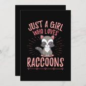 レッコー好きな女の子 レッコーが大好きな女の子 招待状 (正面/裏面)