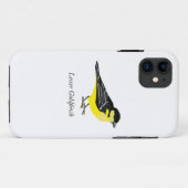 レッサーゴールドフィンチ Case-Mate iPhoneケース (裏面(横))