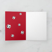 レッサーサッカースポーツありがとうごコーチ カード (内部)