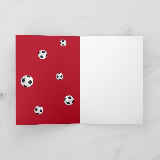 レッサーサッカースポーツありがとうごコーチ カード (内部)