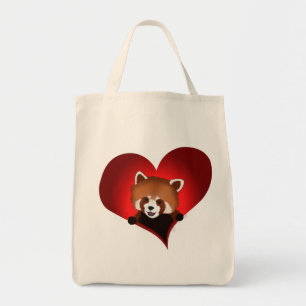 レッサーパンダのトートバック トートバッグ