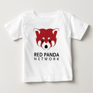レッサーパンダのロゴのティー ベビーTシャツ