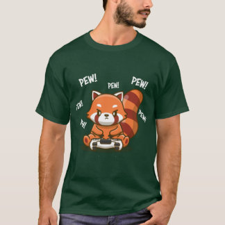 レッサーパンダの女の子 Tシャツ