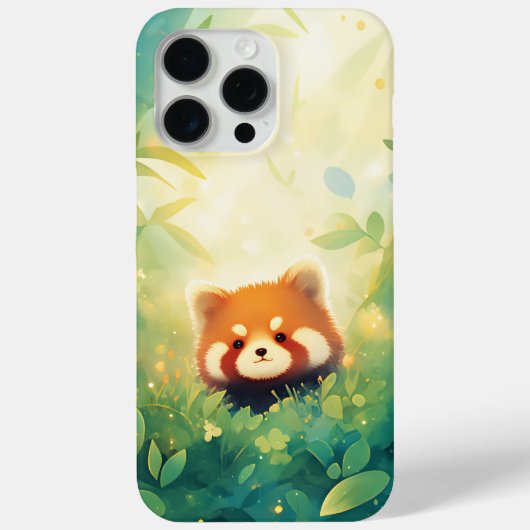 レッサーパンダの竹の楽園 Case-Mate iPhoneケース (裏面)