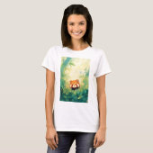 レッサーパンダの竹の楽園 Tシャツ (正面フル)