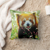 レッサーパンダの装飾用クッション クッション (ブランケット)