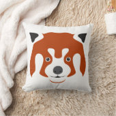 レッサーパンダの顔 クッション (ブランケット)