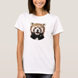 レッサーパンダの顔 Tシャツ