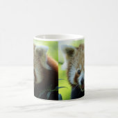 レッサーパンダは目がさめています! コーヒーマグカップ (中央)