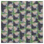 レッサーパンダパターン ファブリック (見本)