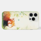 レッサーパンダ保護区 iPhoneケース (裏面横)