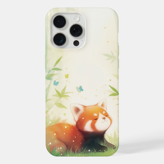 レッサーパンダ保護区 iPhoneケース (裏面)
