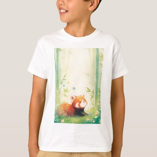 レッサーパンダ保護区 Tシャツ (正面)