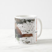 レッサーパンダ コーヒーマグカップ (正面右)