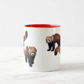 レッサーパンダ ツートーンマグカップ (中央)