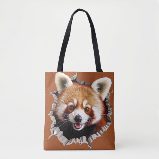 レッサーパンダ トートバッグ (正面)