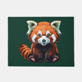 レッサーパンダ ドアマット (正面)