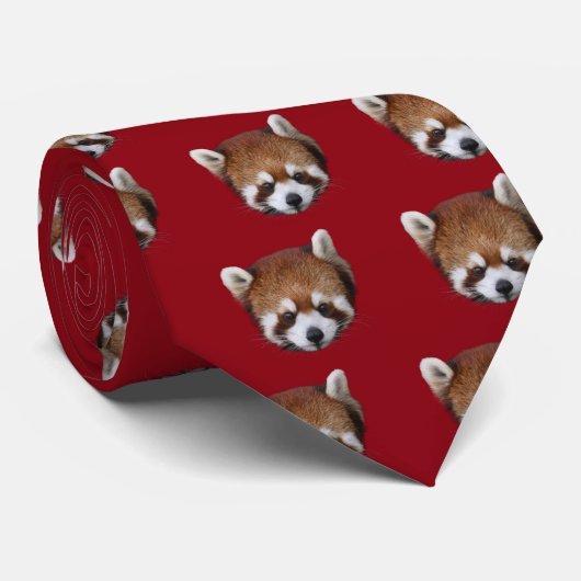 レッサーパンダ ネクタイ (ロール)