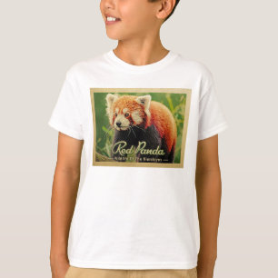 レッサーパンダ-ヒマラヤ山脈の野性生物 Tシャツ
