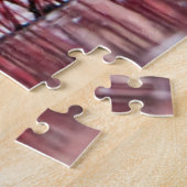 レッサーフラミンゴスの大きなグループ ジグソーパズル (側面)