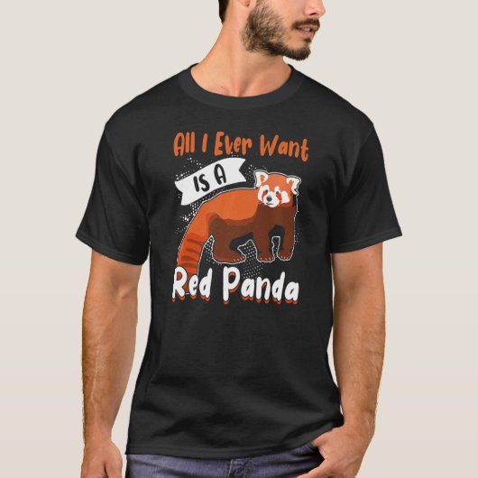 レッサーレッドパンダ Tシャツ (正面)