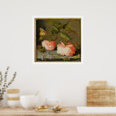 レッジにバラが残る静かな生活 ポスター (キッチン)