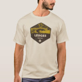 レッジズ・ステート・パーク アイオワ州 Tシャツ (正面)
