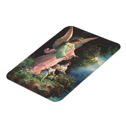 レッジ保護近くの守護天使の子供 マグネット (左側)