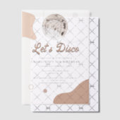 レッスディスコレトロ30th誕生日パーティー ベラム紙招待状 (オフセット (招待状))