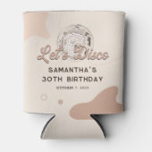 レッスディスコ30th誕生日レトログルービーパーティー 缶クーラー (正面)