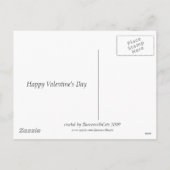 レッスホースバのまわりにンタインのポストカード シーズンポストカード (裏面)