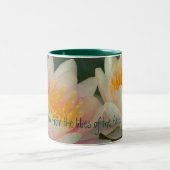 レッスンを…取って下さい ツートーンマグカップ (中央)