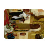 レッスン(キャンバス上の油) マグネット (横)