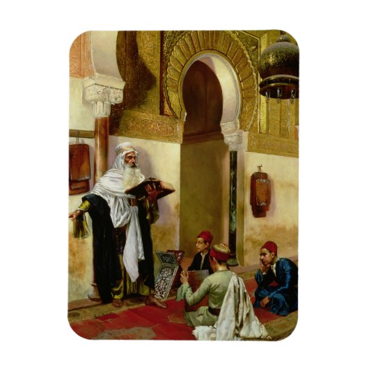 レッスン(キャンバス上の油) マグネット (縦)