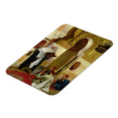 レッスン(キャンバス上の油) マグネット (左側)