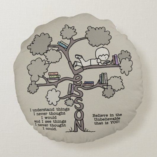 レッス学ン ラウンドクッション (裏面)