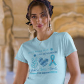 レッス衣服ブルーこの11月 – 糖尿病認識度 Tシャツ