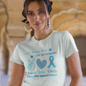 レッス衣服ブルーこの11月 – 糖尿病認識度 Tシャツ