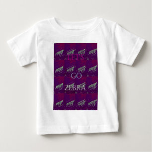 レッズおもしろいゴーZebra Hakuna Matataモチーフデザイン ベビーTシャツ