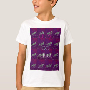 レッズおもしろいゴーZebra Hakuna Matataモチーフデザイン Tシャツ