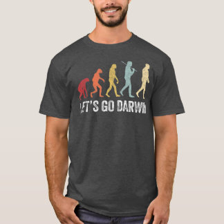 レッズゴーおもしろいダーウィンシャツチャールダーウィン引用文エボ Tシャツ
