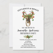 レッズジンルアンドミングフレンドマスクリスマスパーティー 招待状 (正面)